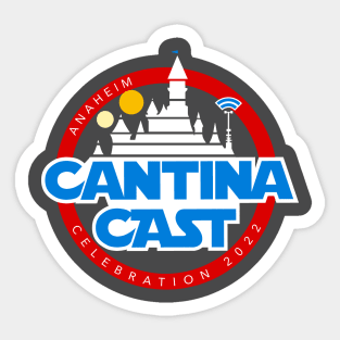 LIMITED Cantina Cast Celebration 2022 Logo - Red Band Sticker